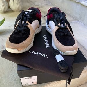Chanel Suede Sneaker